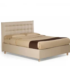 Letto Giulia Le Imbottito E Rivestito.