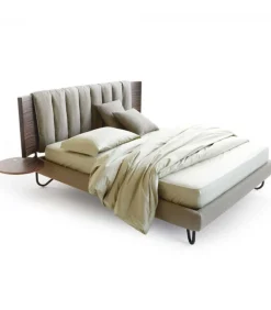 Letto Hug 01 Lines H17, Accessoriabile E Configurabile.