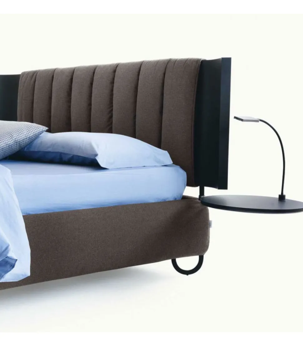 Letto Hug 01 Lines H27, Con Tessuti Sfoderabili.