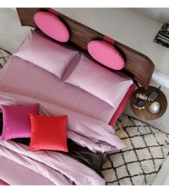 Letto Hug 01 Round H17, Con Contenitore O Fisso.