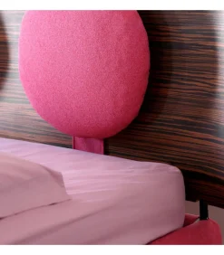 Letto Hug 01 Round H17, Con Contenitore O Fisso.