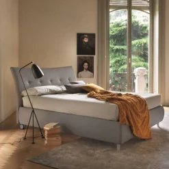 Letto Imbottito Allison Con Contenitore