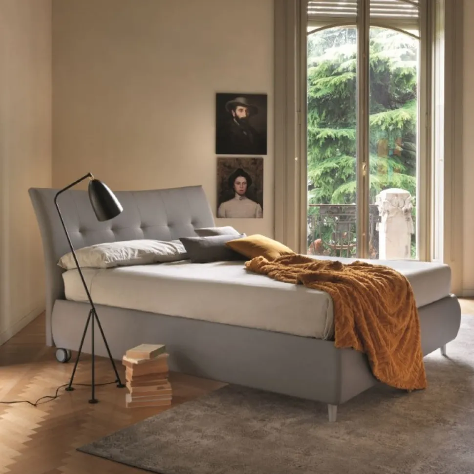 Letto Imbottito Allison Con Contenitore