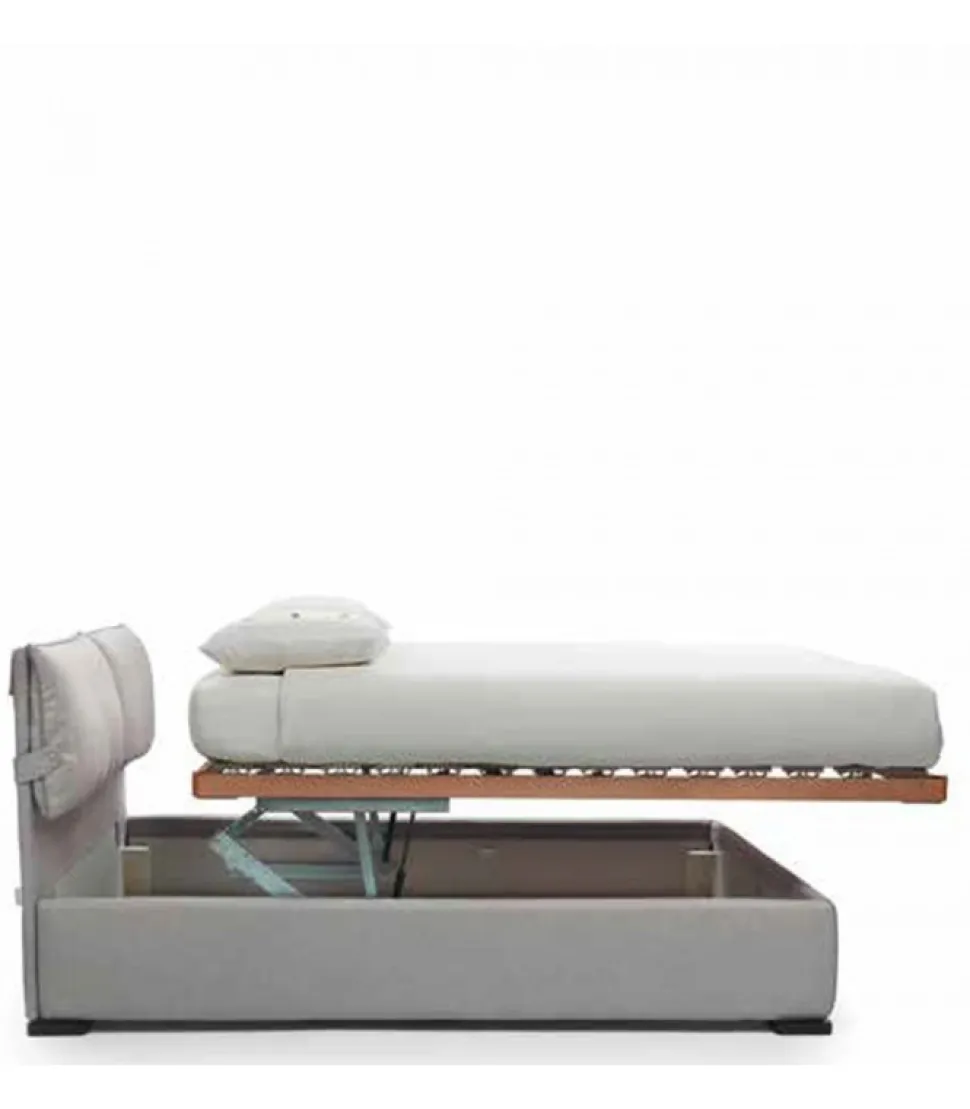 Letto Imbottito Allison Con Contenitore