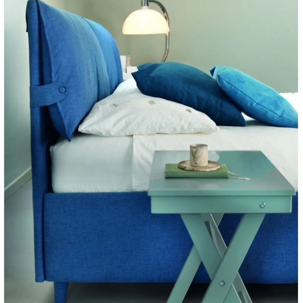 Letto Imbottito Beatrice Con Contenitore