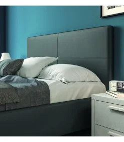 Letto Imbottito Bora Con Cuciture Trapuntate