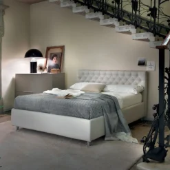 Letto Imbottito Carlotta Con Contenitore