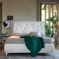Letto Imbottito Claire Con Contenitore