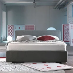 Letto Imbottito Elisabeth Con Contenitore