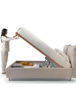 Letto Imbottito Giselle Con Contenitore