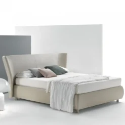 Letto Imbottito Giselle Plain Con Contenitore