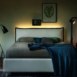 Letto Imbottito Helene Con Contenitore