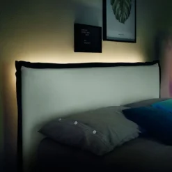 Letto Imbottito Helene Con Contenitore