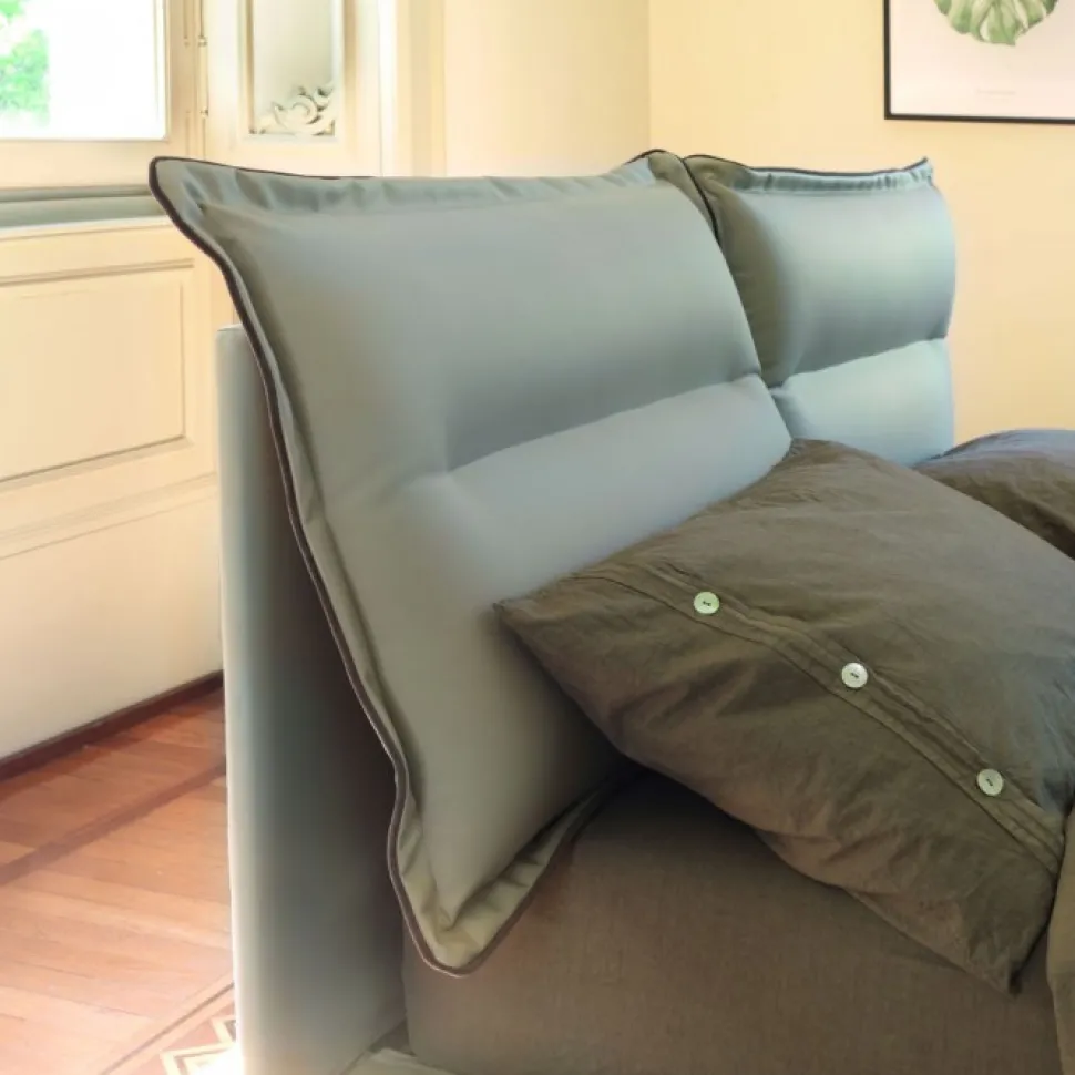 Letto Imbottito Justine Line Con Contenitore
