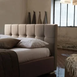 Letto Imbottito Malika Con Contenitore