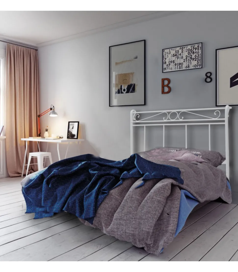 Letto In Ferro Leonardo, Singolo, Piazza E Mezza O Matrimoniale