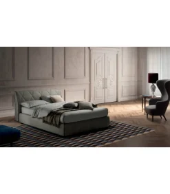 Letto Kilt Di Samoa Con Contenitore Con Struttura Completamente Imbottita