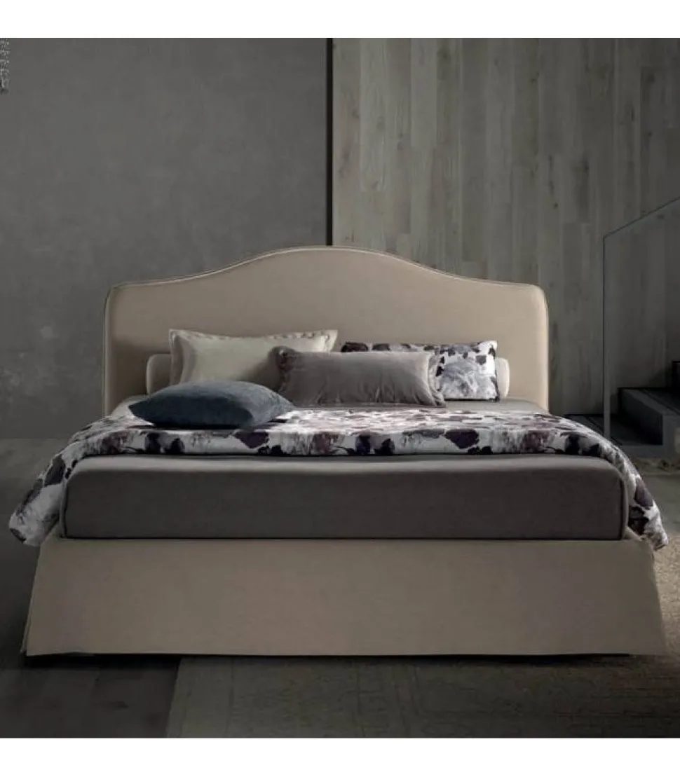 Letto Lovely Con Contenitore Con Struttura Completamente Imbottita