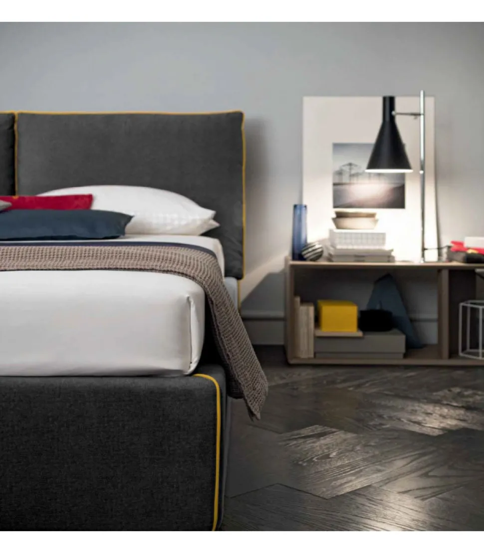Letto Matrimoniale Imbottito Con Contenitore