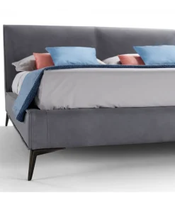 Letto Monza Imbottito E Rivestito.
