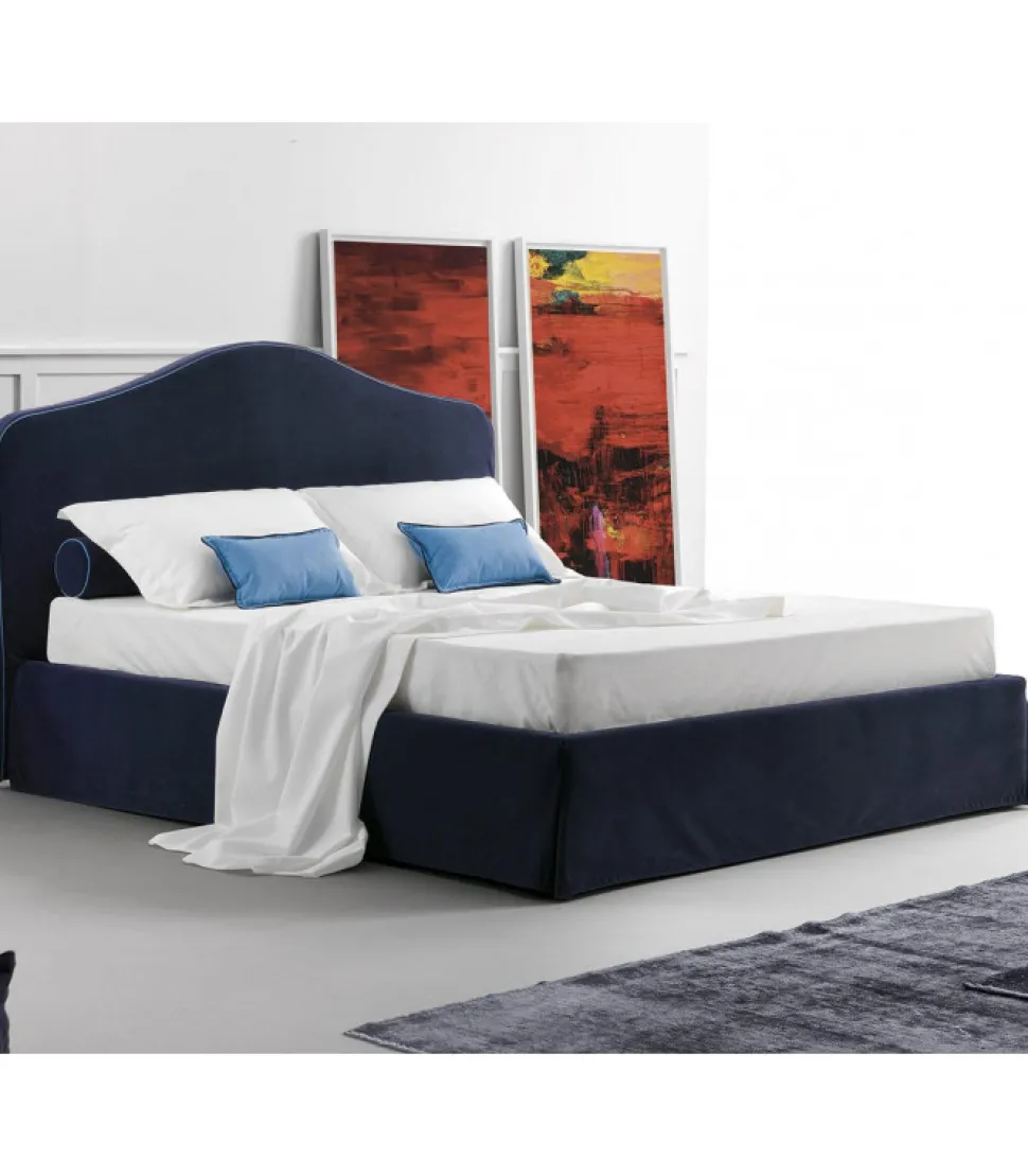 Letto Moon, Imbottito E Rivestito, E Completamente Sfoderabile.