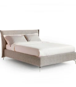 Letto Osaka H27, Imbottito E Rivestito Con Tessuti Sfoderabili.