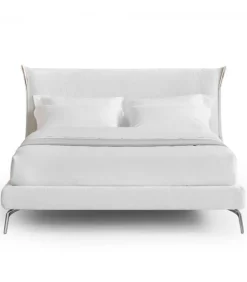 Letto Osaka H17, Imbottito E Rivestito.