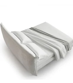 Letto Osaka H17, Imbottito E Rivestito.