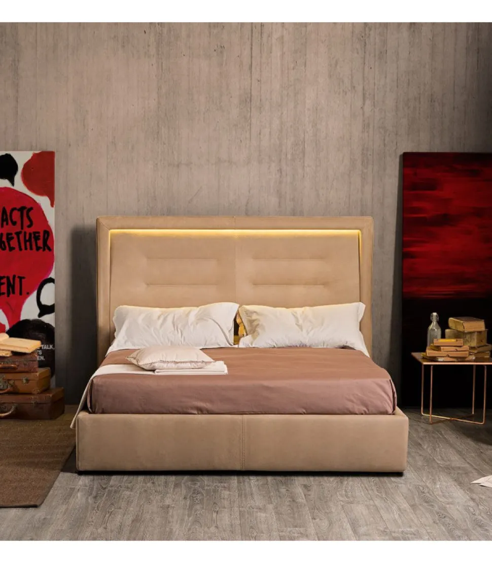 Letto Queen, Disponibile Anche Con Contenitore.