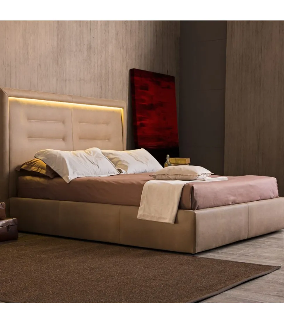 Letto Queen, Disponibile Anche Con Contenitore.