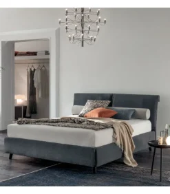 Letto River, Imbottito E Rivestito.