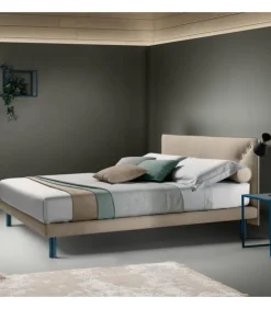 Letto Snap Comprensivo Di Rete Autoportante In Metallo Con Doghe In Legno