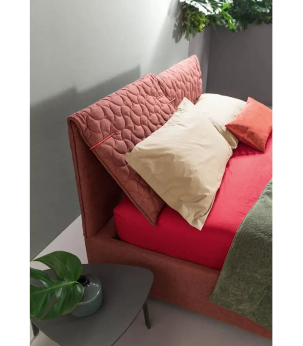 Letto Spin Con Contenitore, Testiera Reclinabile E Personalizzabile