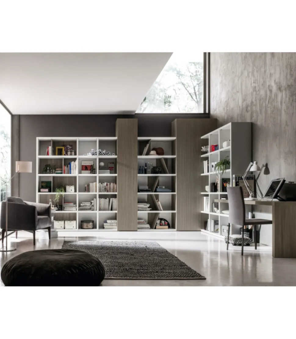 Libreria Componibile Ad Angolo Integra Gs106