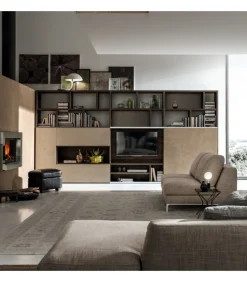 Libreria Con Ante Scorrevoli