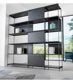 Libreria In Acciaio Verniciato A Polveri Epossidiche