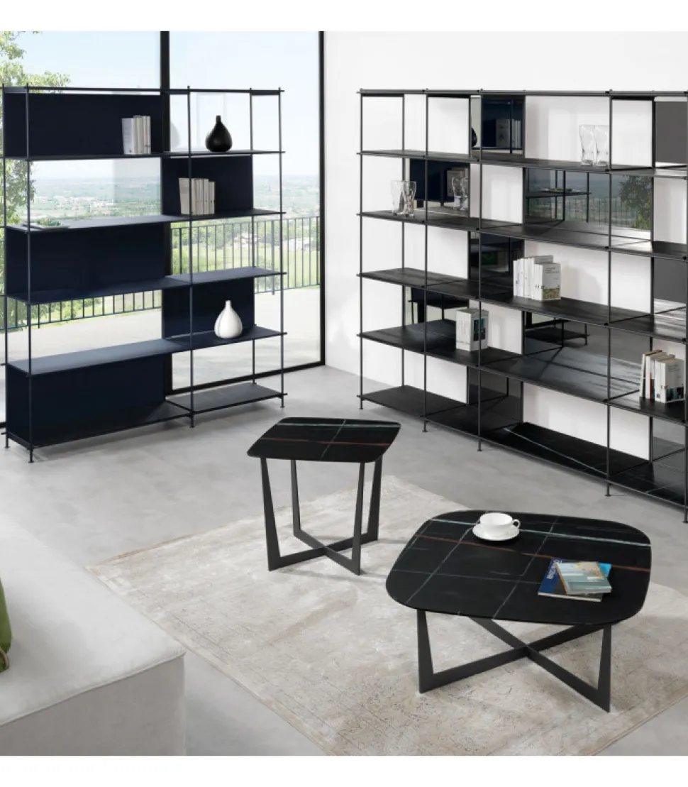 Libreria In Acciaio Verniciato A Polveri Epossidiche