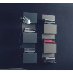 Libreria Pensile In Metallo Snake