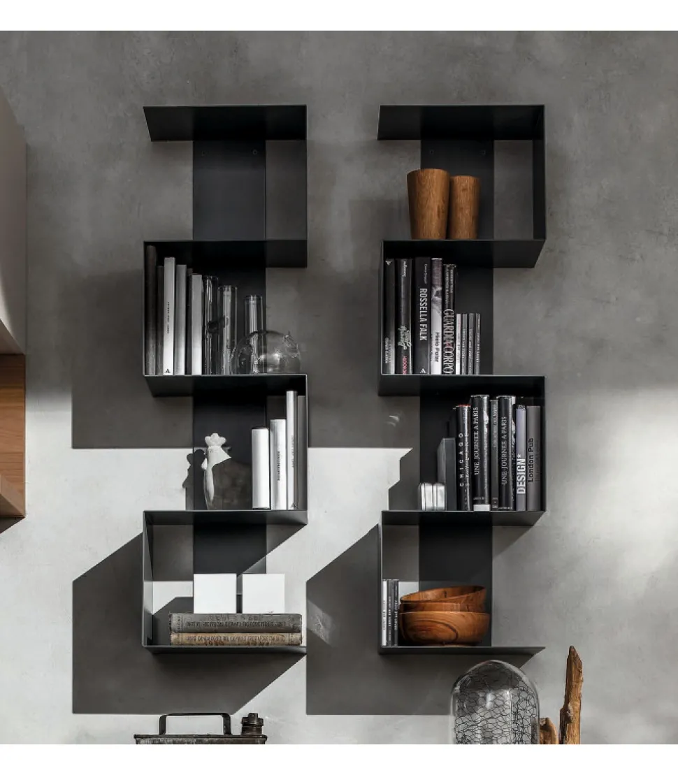 Libreria Pensile In Metallo Viper