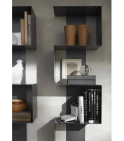 Libreria Pensile In Metallo Viper