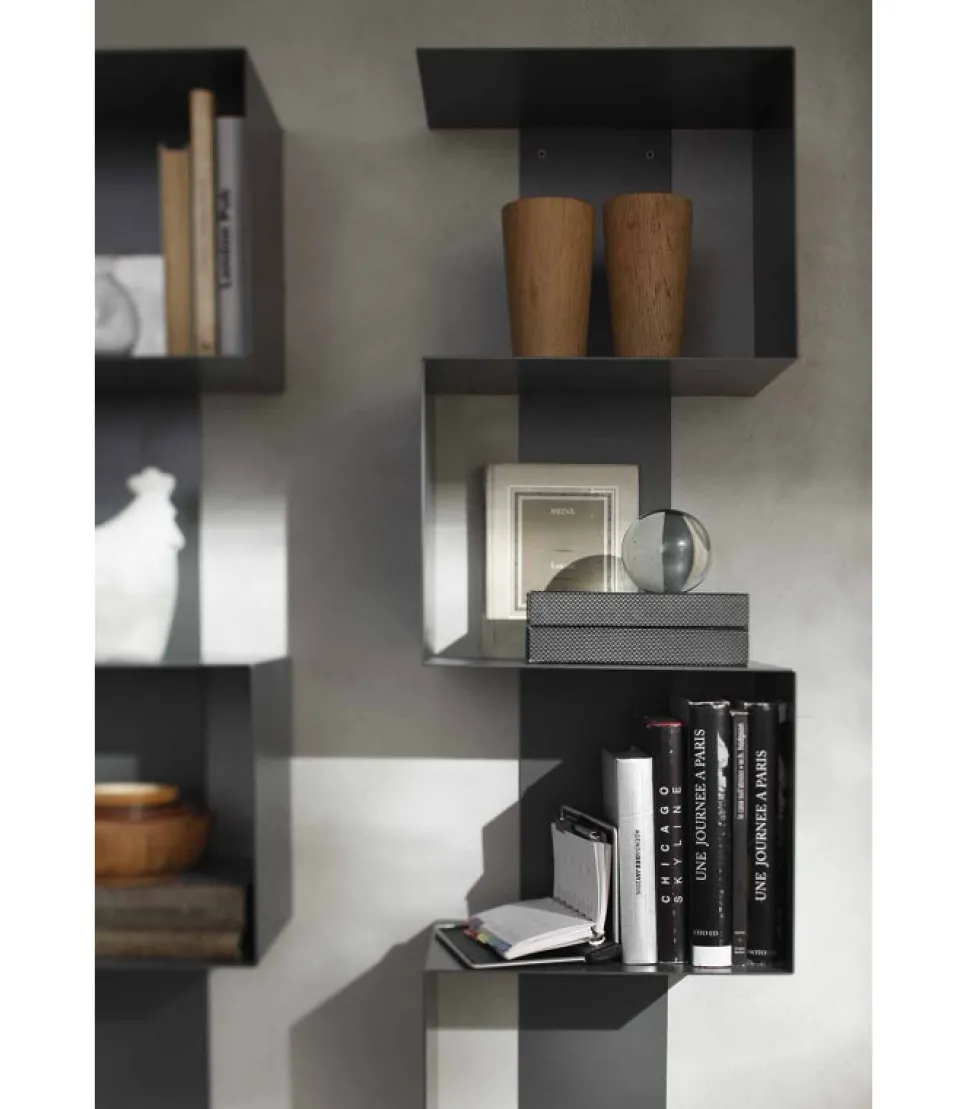 Libreria Pensile In Metallo Viper