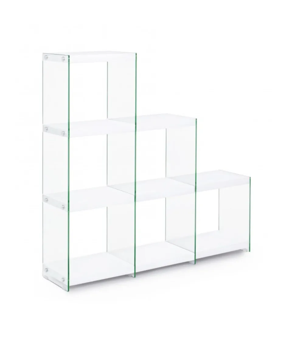 Libreria Scala Sury Bianco 122X29.5 H120