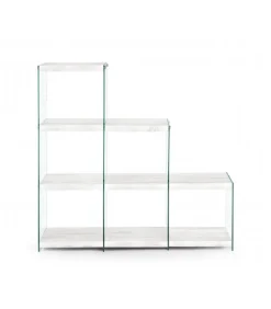 Libreria Scala Sury Bianco 122X29.5 H120