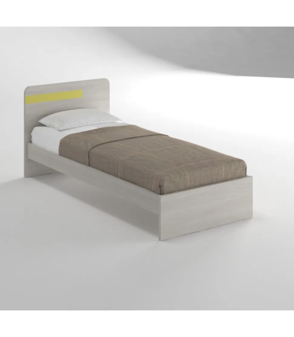 Luna Con Giroletto Base, Letto Singolo Per Cameretta