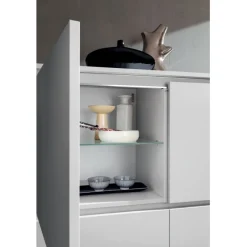 Madia 4 Ante Battenti Moderna. Personalizzabile E Made In Italy - L.120 H.134 P.50 Cm - Art.641