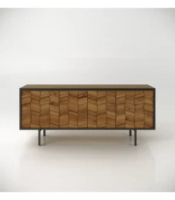 Madia 4 Ante In Rovere O Noce Massiccio