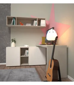 Madia Con Scrivania Ad Angolo