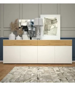 Madia Lineare Con Ante E Cassetti