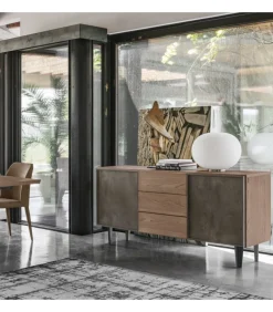 Madia Minerva A Due Ante E Tre Cassetti.