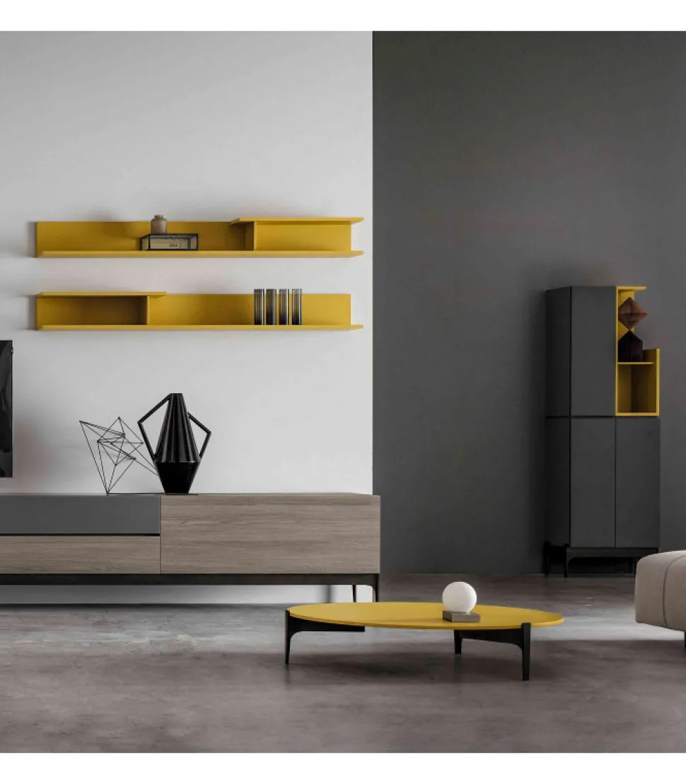 Mensola Libreria Half Personalizzabile